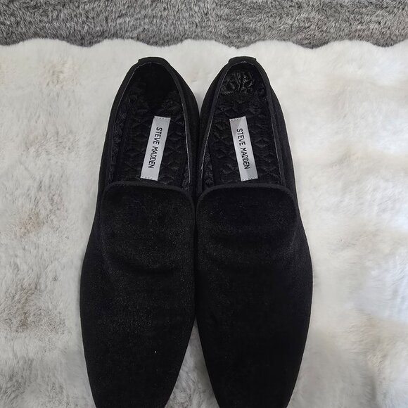 Steve Madden Laight Black Velvet Venetian Loafer Men's Size 9, 11 NEW Formal - Picture 8 of 11